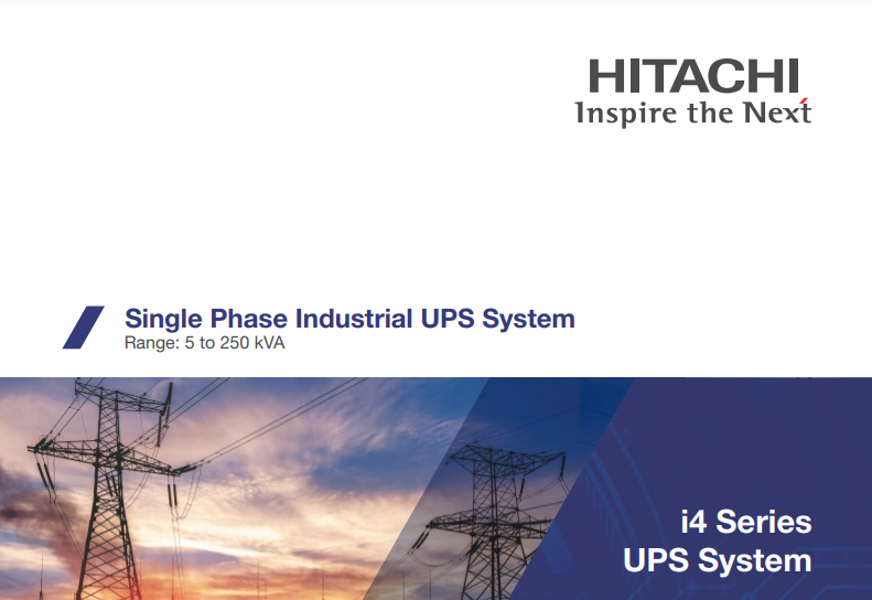 Hitachi Single Phase Industrial System