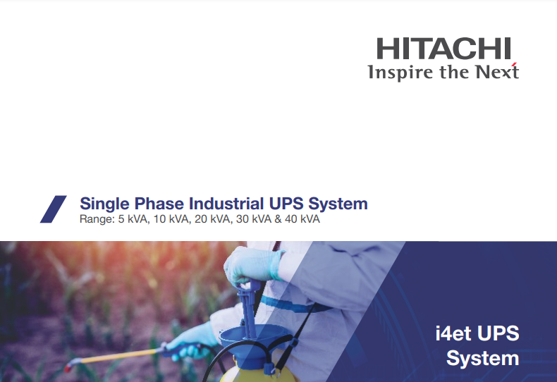 Hitachi Single Phase Industrial System