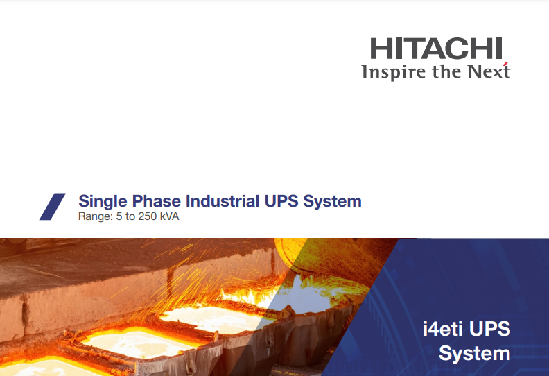 Hitachi Single Phase Industrial System